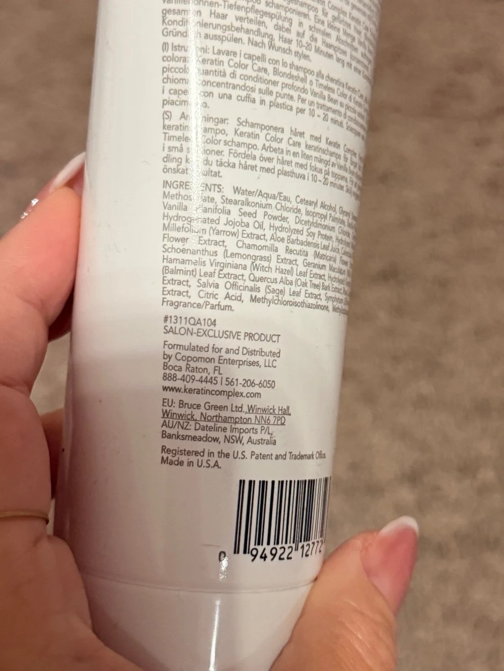 adidas Vanilla Bean Deep Conditioner - White with Pink Text